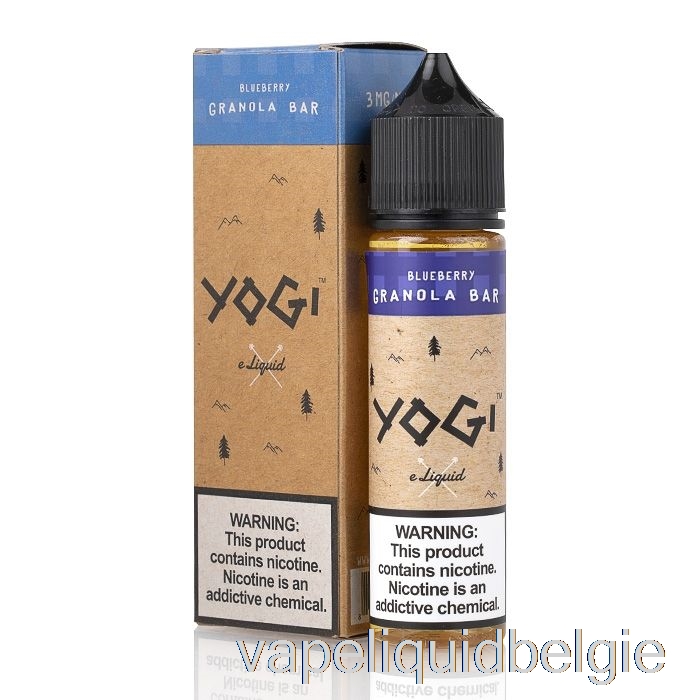 Vape Vloeibare Bosbessen Mueslireep - Yogi E-vloeistof - 60ml 0mg